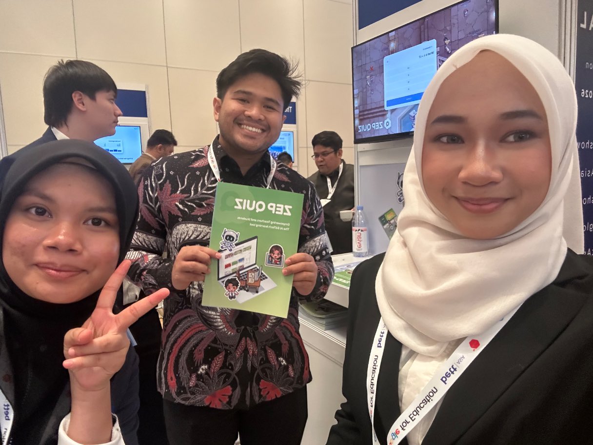 Foto pengalaman di Bett Asia